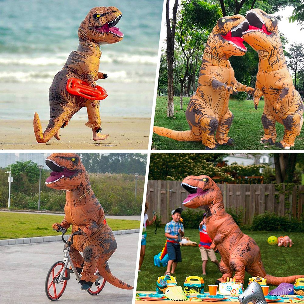 Oppustelig XXL T-Rex kostume
