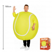 Oppusteligt tennisbold-kostume Oppusteligt tennisbold-kostume