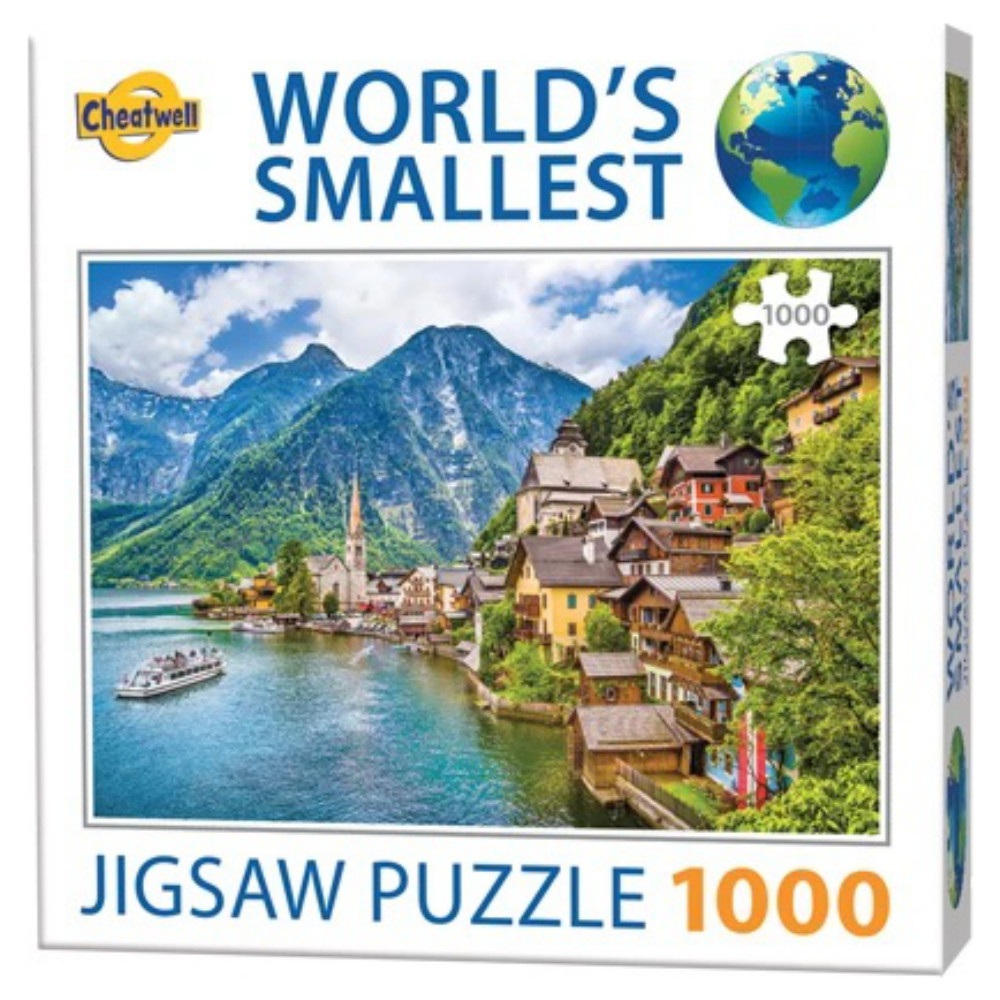 Verdens mindste puslespil: Hallstatt, Austria 1000 brikker