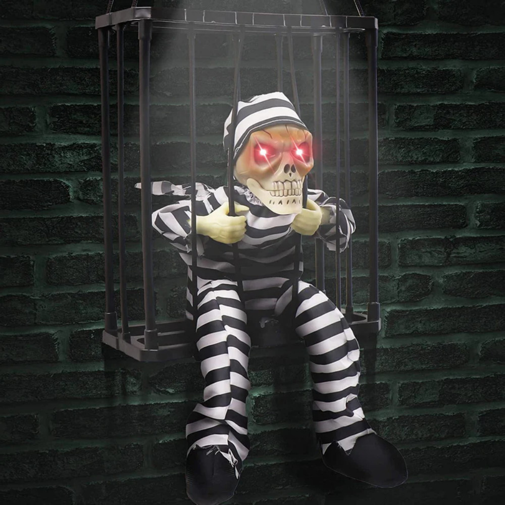 Talende skelet dekoration