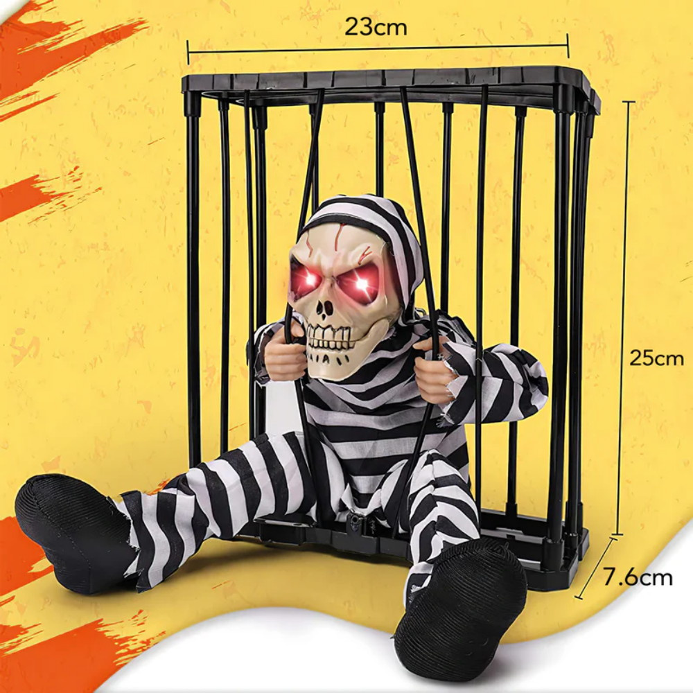 Talende skelet dekoration