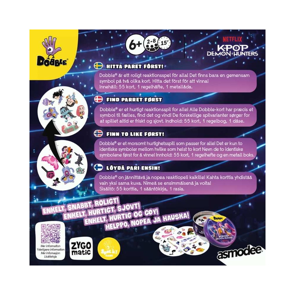 Dobble: K-Pop Demon Hunters (DK)