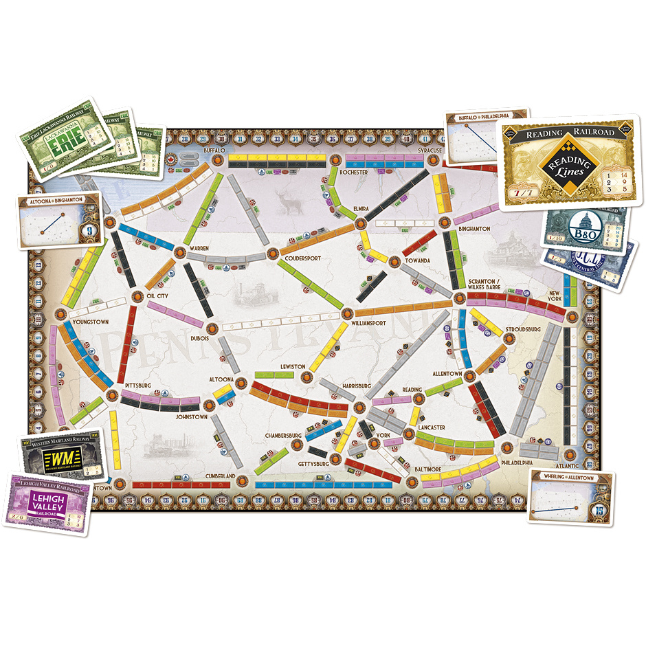 Ticket to Ride: United Kingdom & Pennsylvania (Exp.)