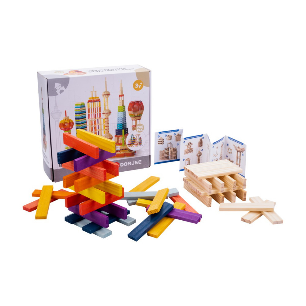 Byggepladesæt 200 Brikker