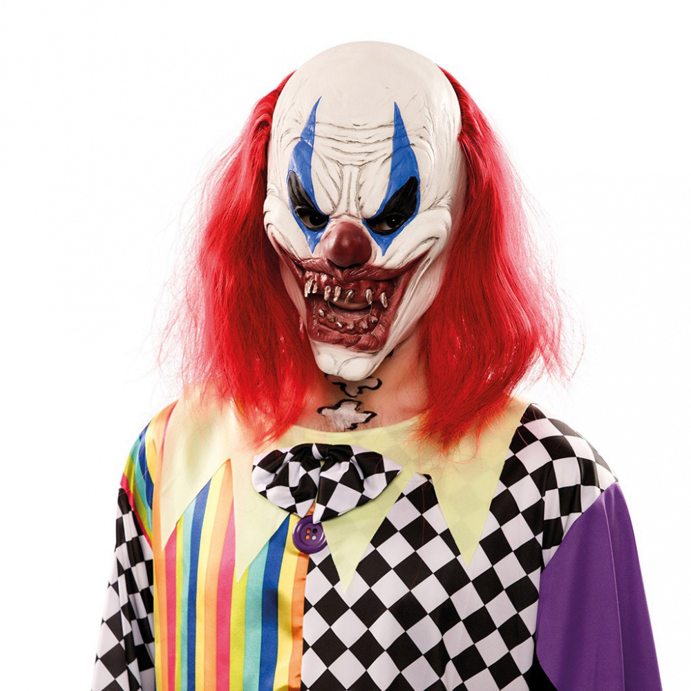 Latex Mask Diabolic Clown