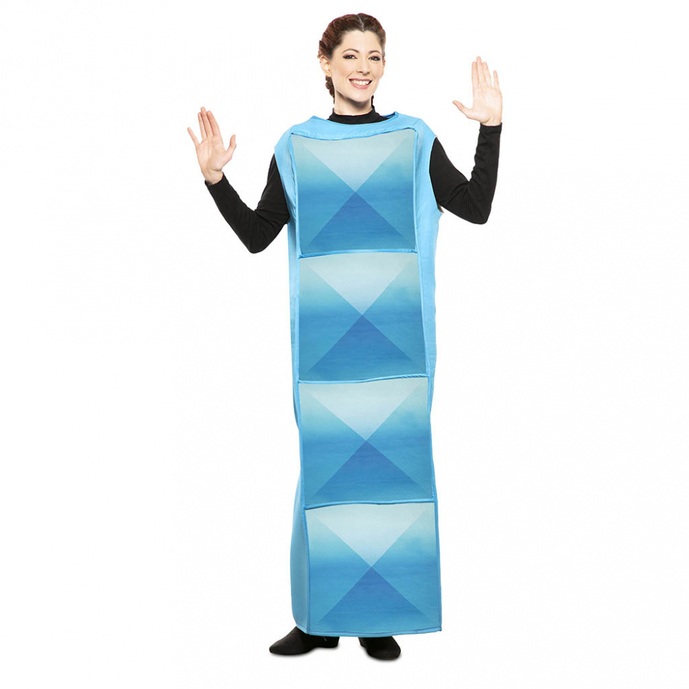 Maskerade kostume Tetris - Blå