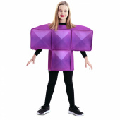 Tetris kostume til børn - lilla Tetris kostume til børn - lilla