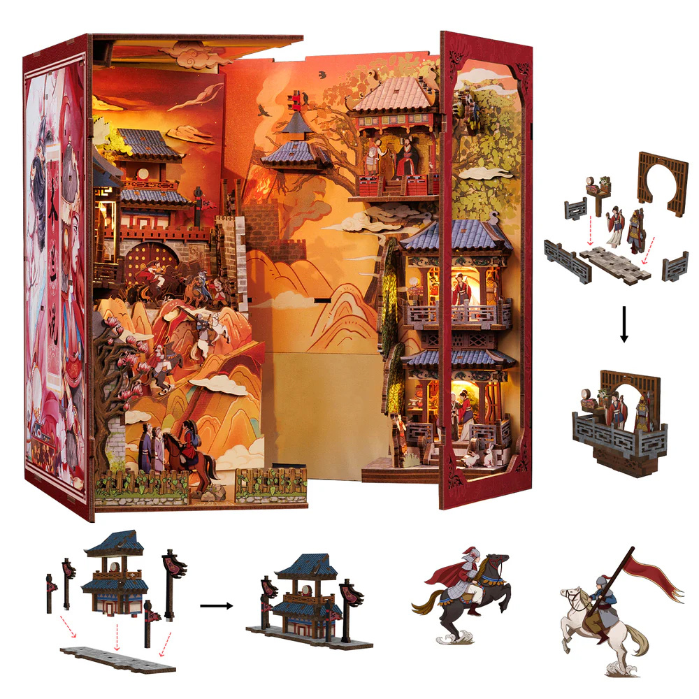 Cutebee Book Nook - The Legend of Mulan