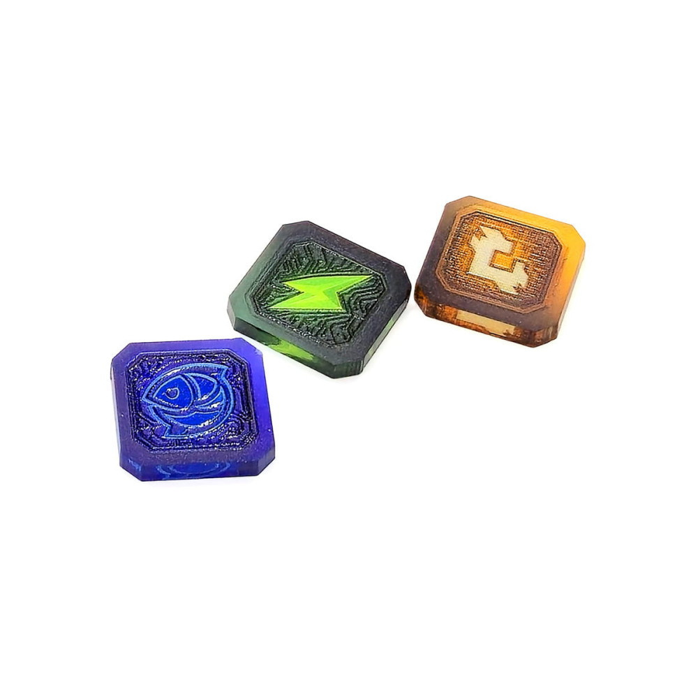 SETI: Custom Acrylic Token Set (Exp.)