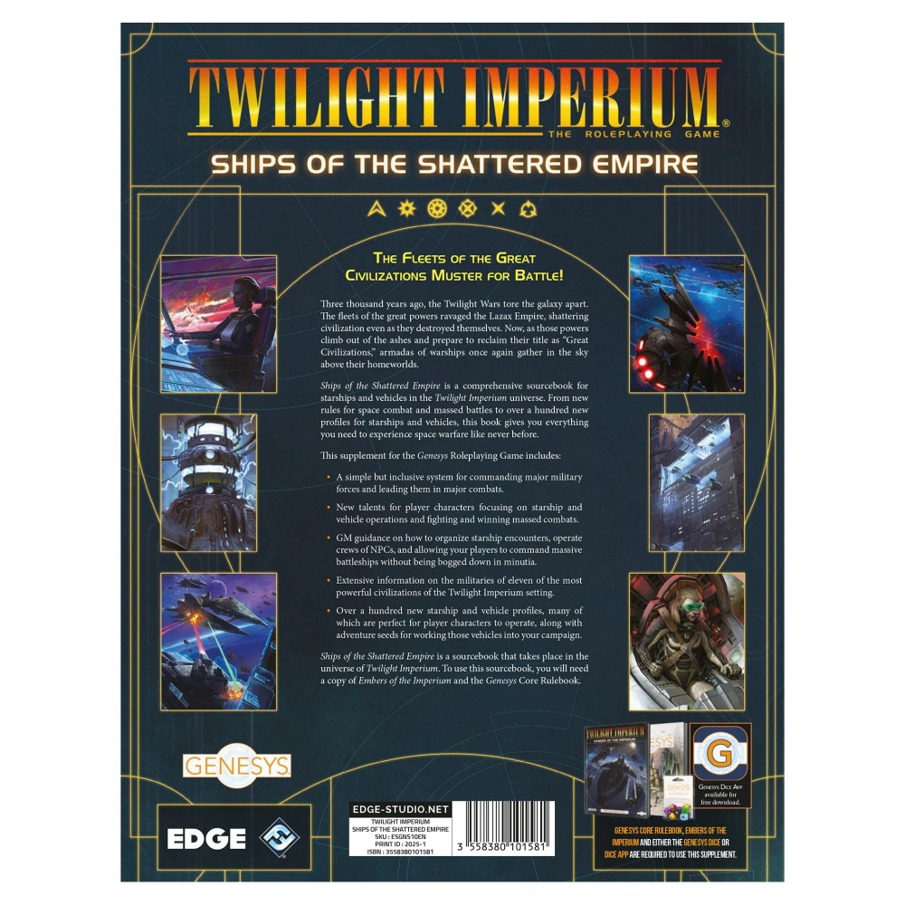 Twilight Imperium RPG: Ships of the Shattered Empire