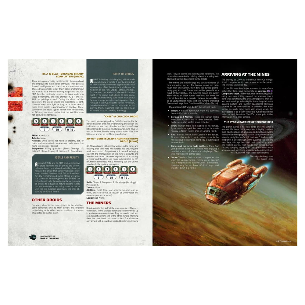 Star Wars RPG: Edge of the Empire - Game Master’s Kit