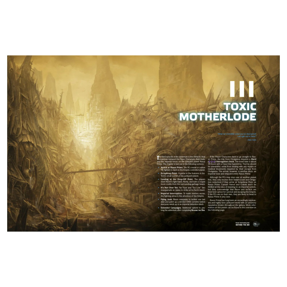 Star Wars RPG: Edge of the Empire - Beyond the Rim