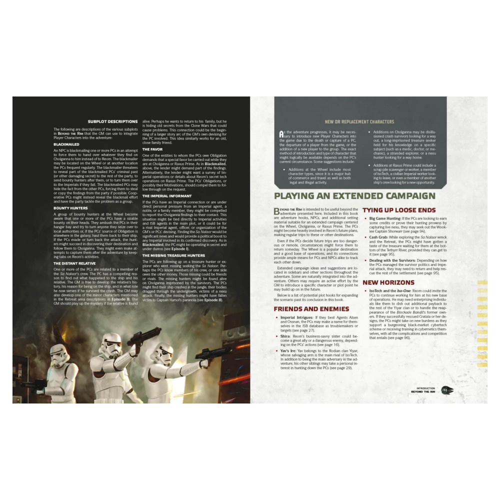 Star Wars RPG: Edge of the Empire - Beyond the Rim