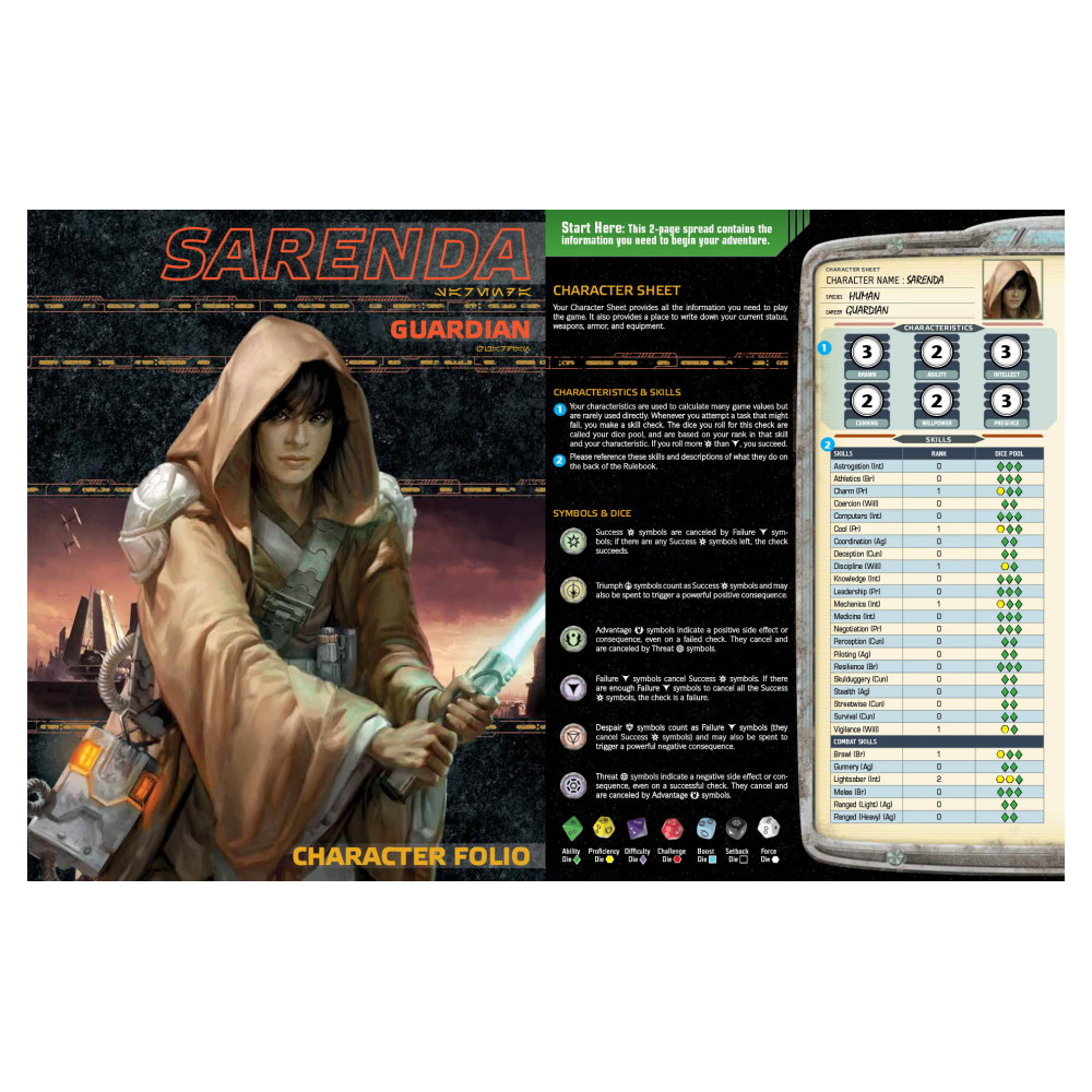 Star Wars RPG: Force and Destiny - Beginner Game