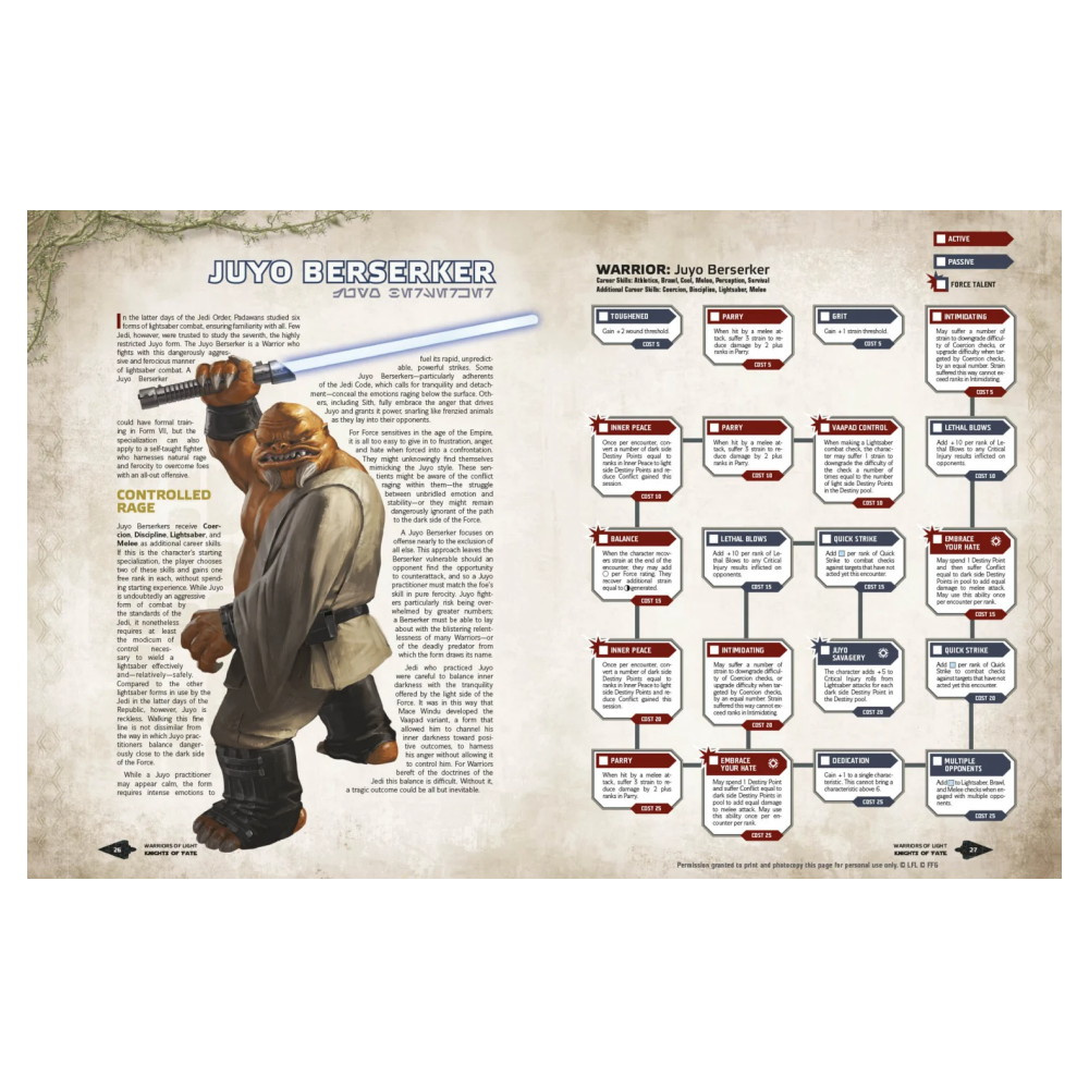 Star Wars RPG: Force and Destiny - Knights of Fate