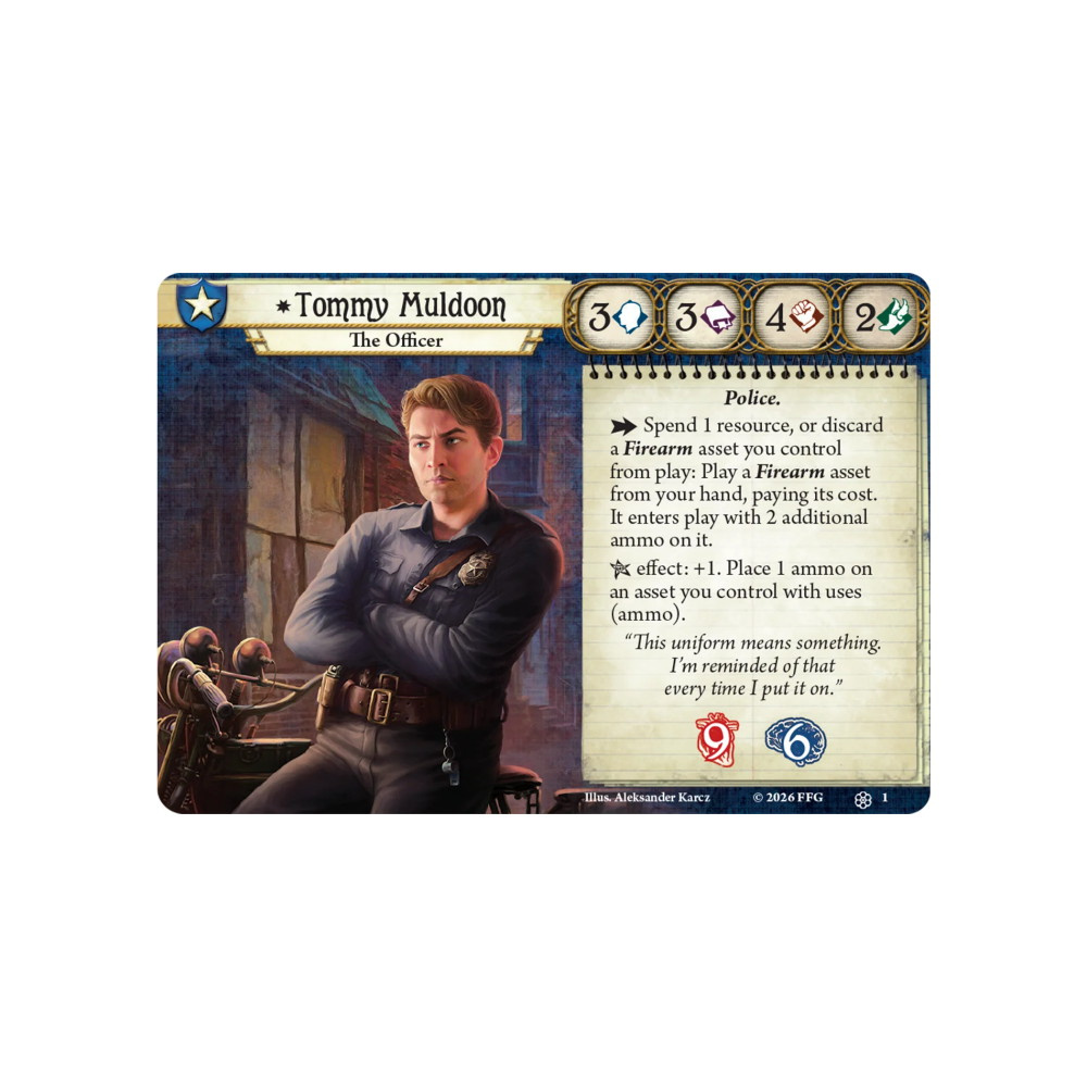 Arkham Horror: TCG Tommy Muldoon Investigator Deck