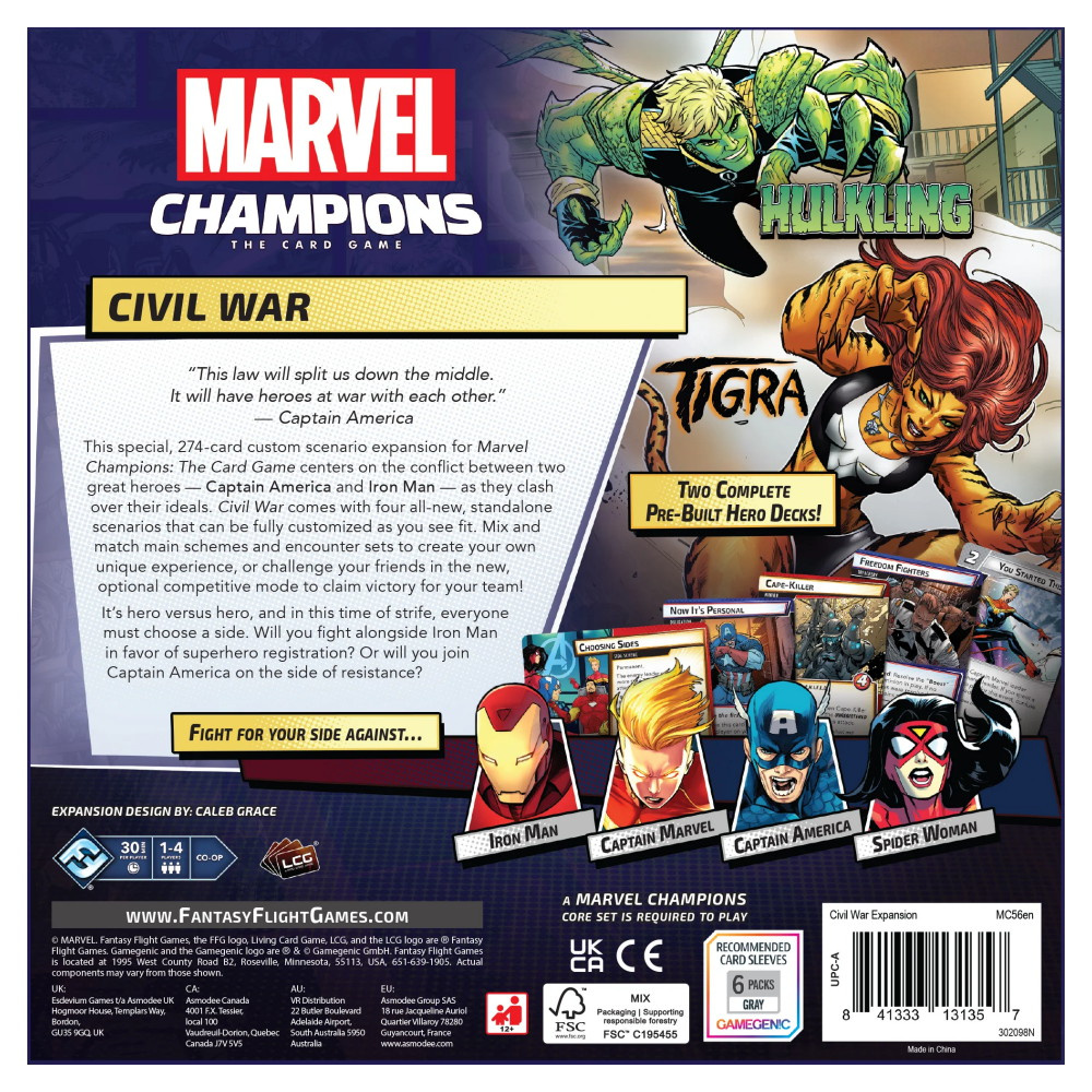 Marvel Champions TCG: Civil War Expansion