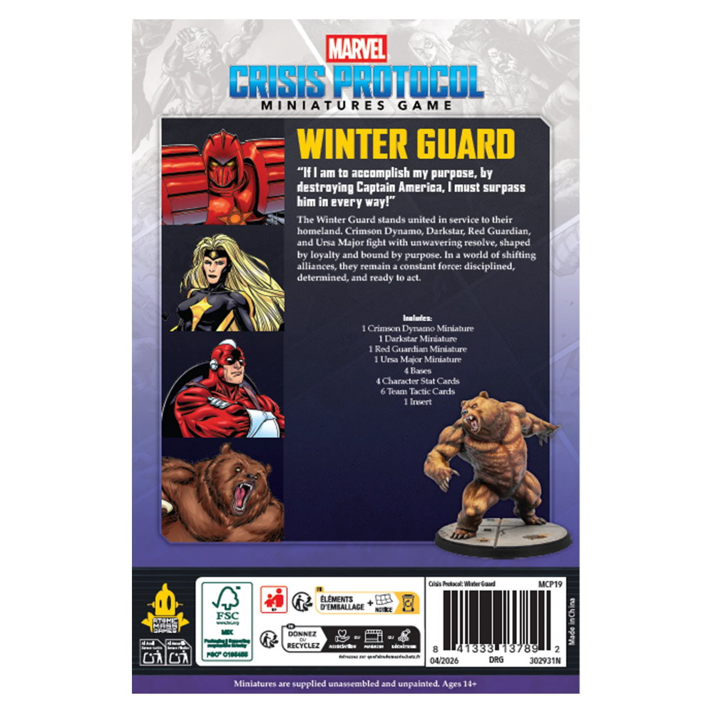 Marvel: Crisis Protocol -  Winter Guard Affiliation Pack (Exp.)