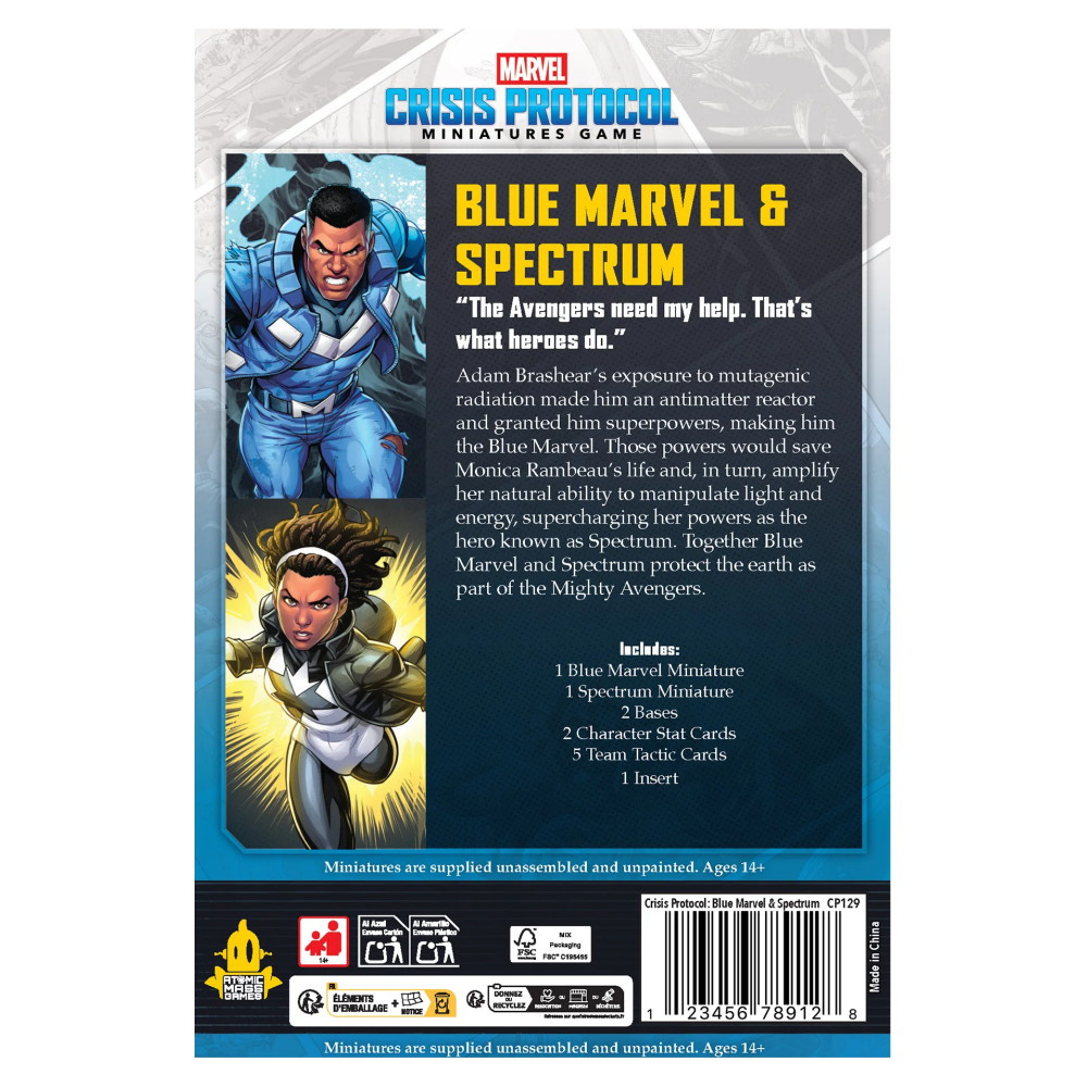 Marvel: Crisis Protocol -  Blue Marvel and Spectrum (Exp.)