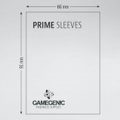 GameGenic Prime Sleeves Blue 64 x 89 mm