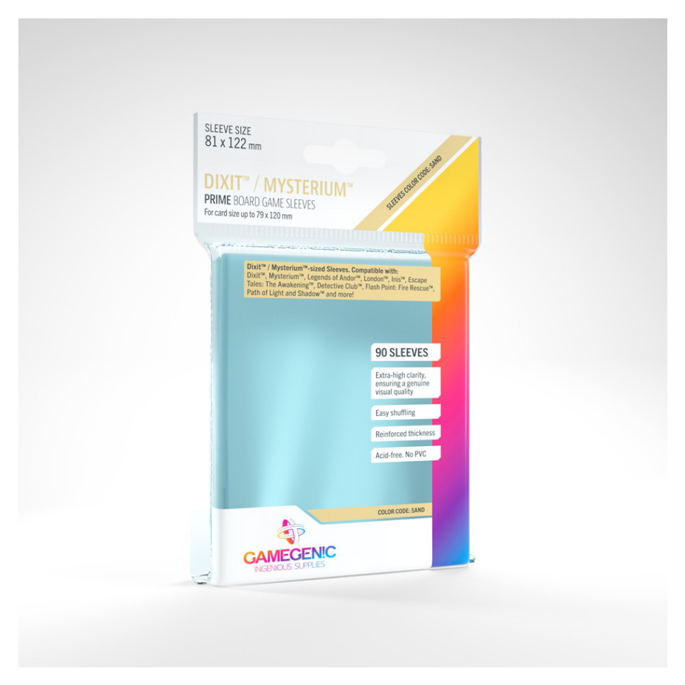 GameGenic Prime Sleeves Clear 79 x 120 mm