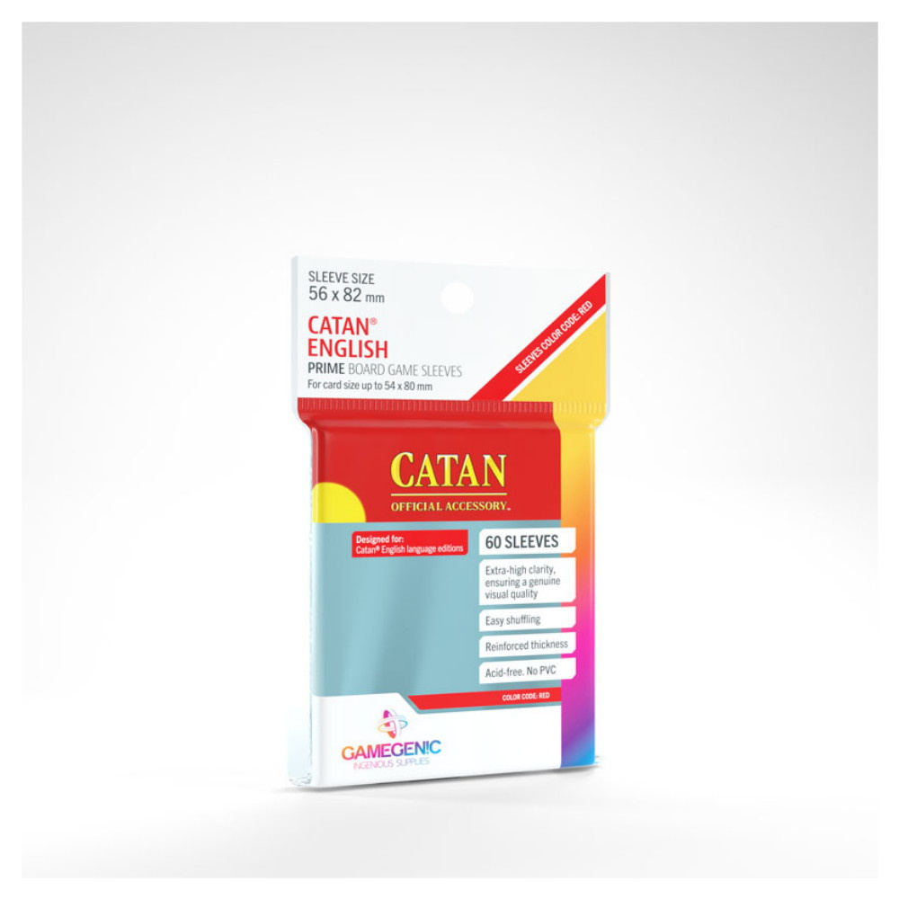 GameGenic Prime Sleeves Clear 54 x 80 mm