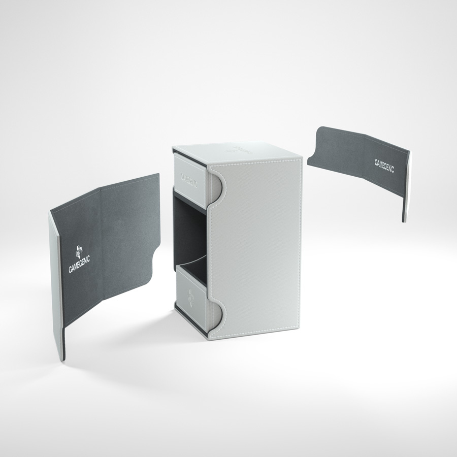 GameGenic Watchtower 100+ Convertible Deck Box (White)