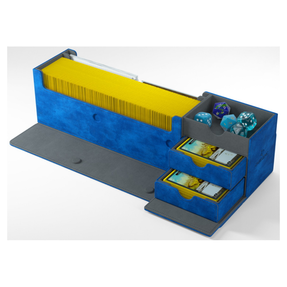 GameGenic Card's Lair 400+ Convertible Deck Box Blue