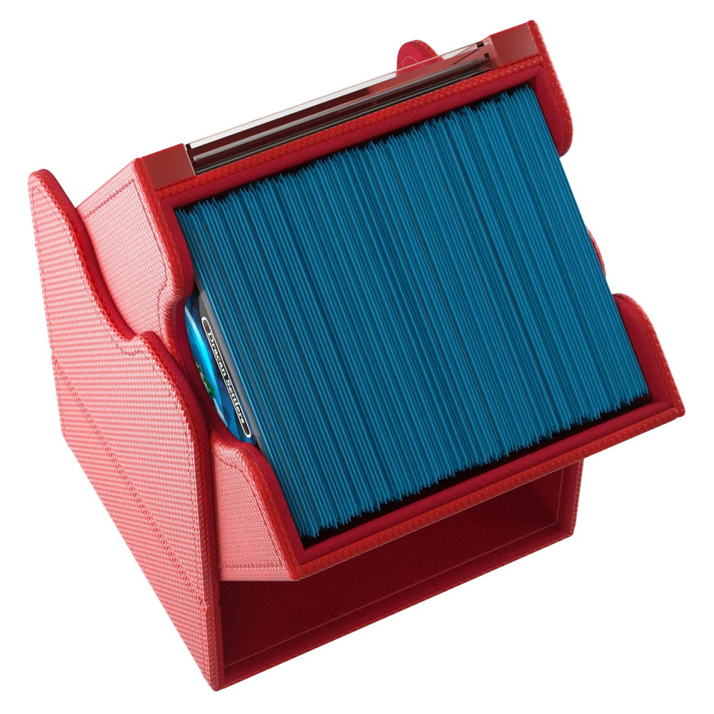 GameGenic Squire PLUS 100+ XL Convertible Deck Box - Red