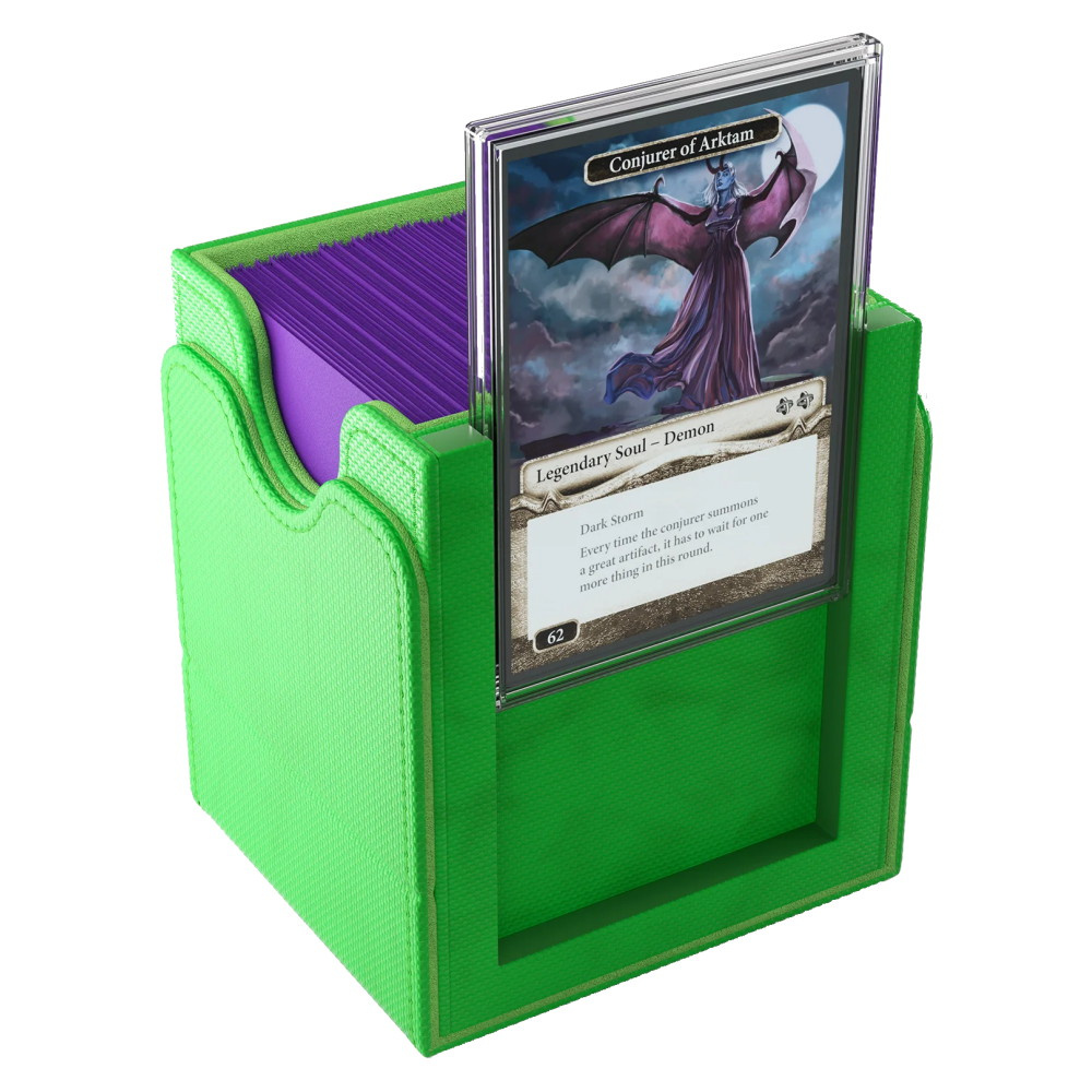 GameGenic Squire PLUS 100+ XL Convertible Deck Box - Green