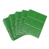 GameGenic 18-Pocket Side-Loading Pages - Green (10-Pack) GameGenic 18-Pocket Side-Loading Pages - Green (10-Pack)