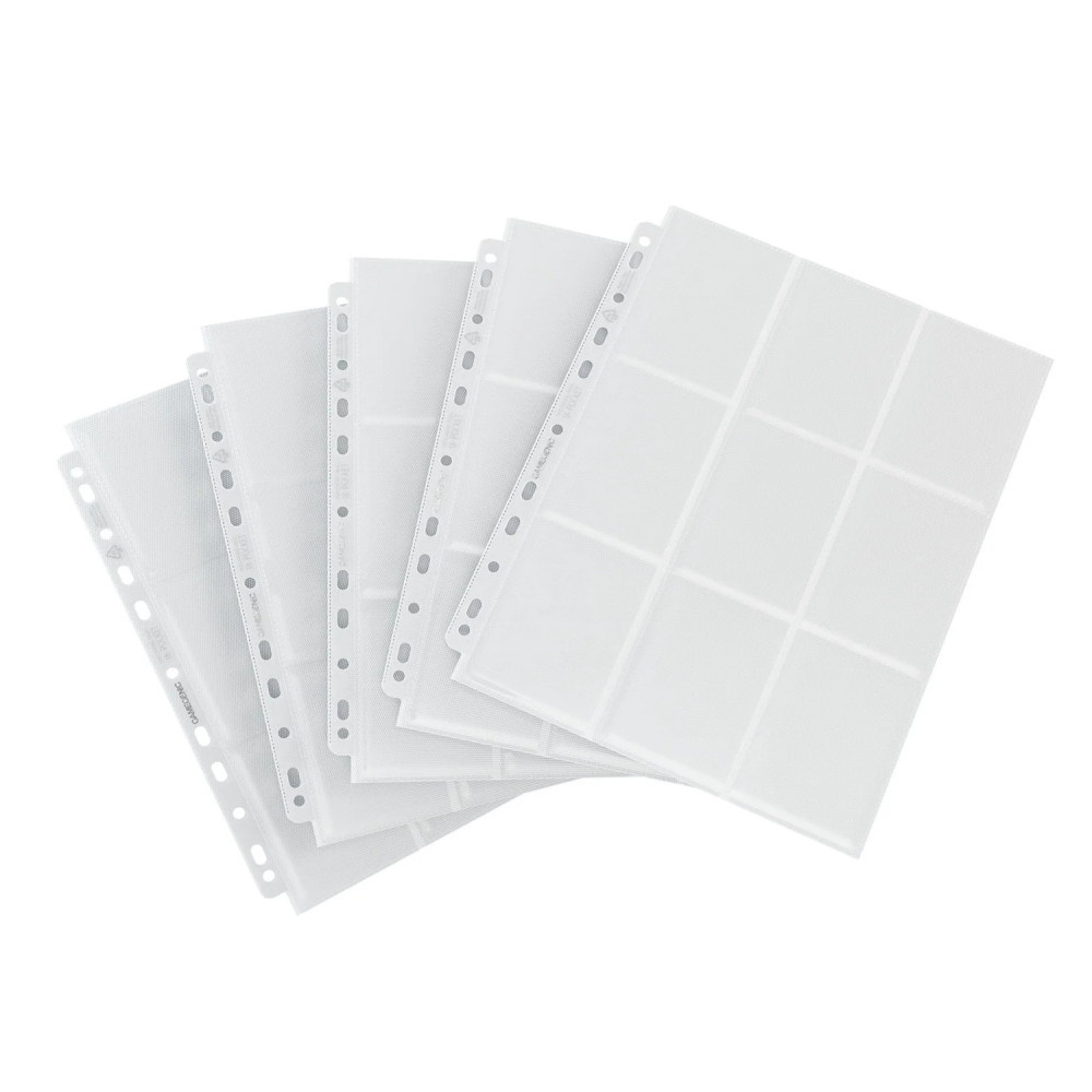 18-Pocket Side-Loading Pages - White (10-Pack)