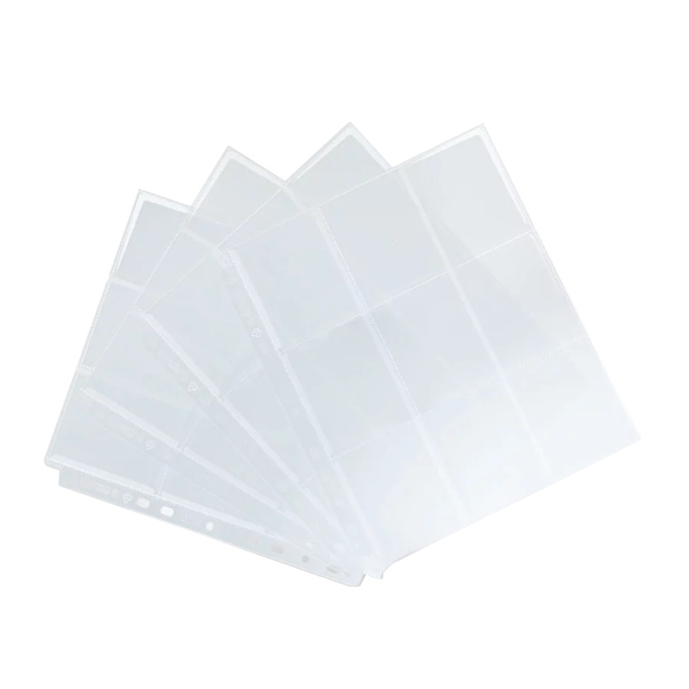 9-Pocket Side-Loading Pages - Clear (10-Pack)