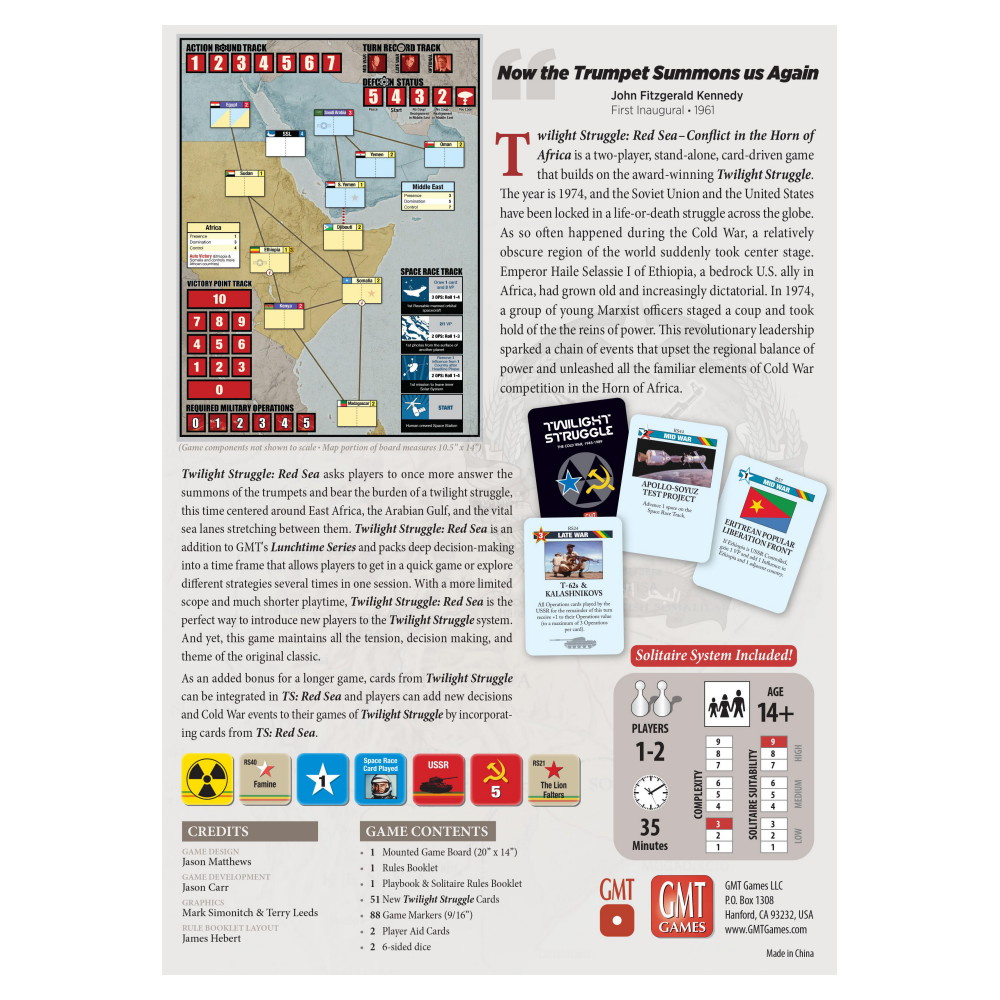 Twilight Struggle: Red Sea - Conflict in the Horn of Africa
