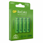 GP ReCyko AA-battery, 2100mAh, 4-pc GP ReCyko AA-battery, 2100mAh, 4-pc