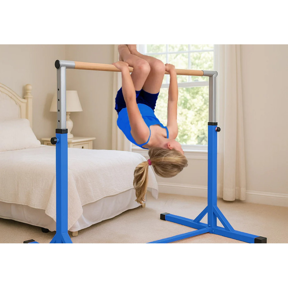 Vandret Gymnastikstang Blå