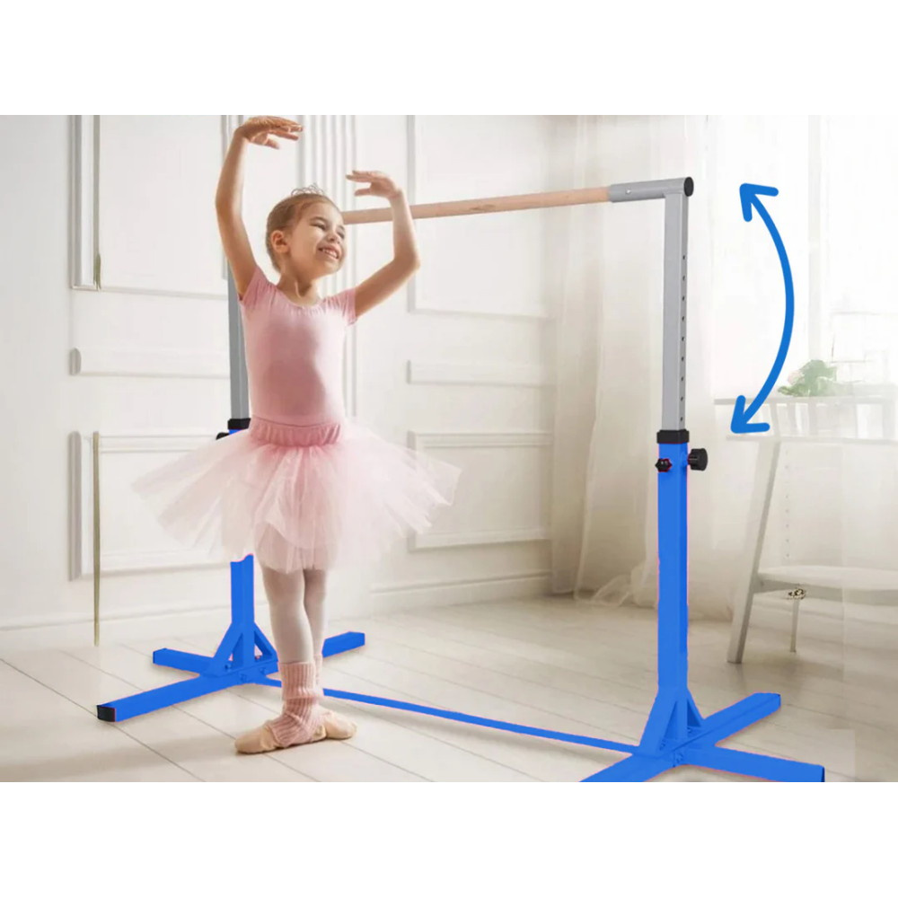 Vandret Gymnastikstang Blå