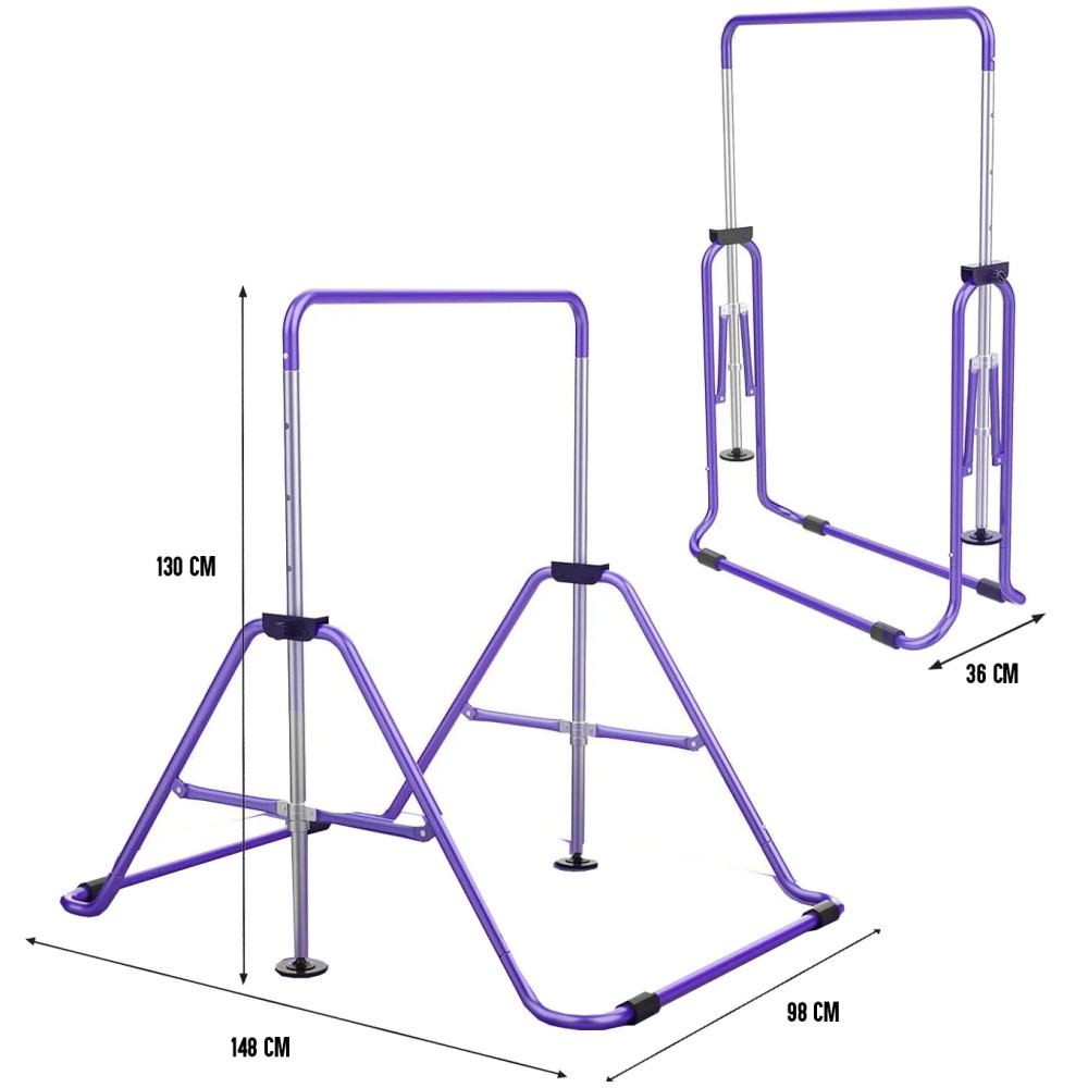 Sammenklappelig Gymnastikstang Til Børn, Lilla