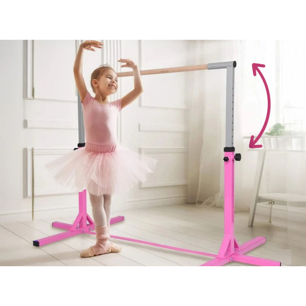 Children's Gymnastics Horizontal Bar Pink