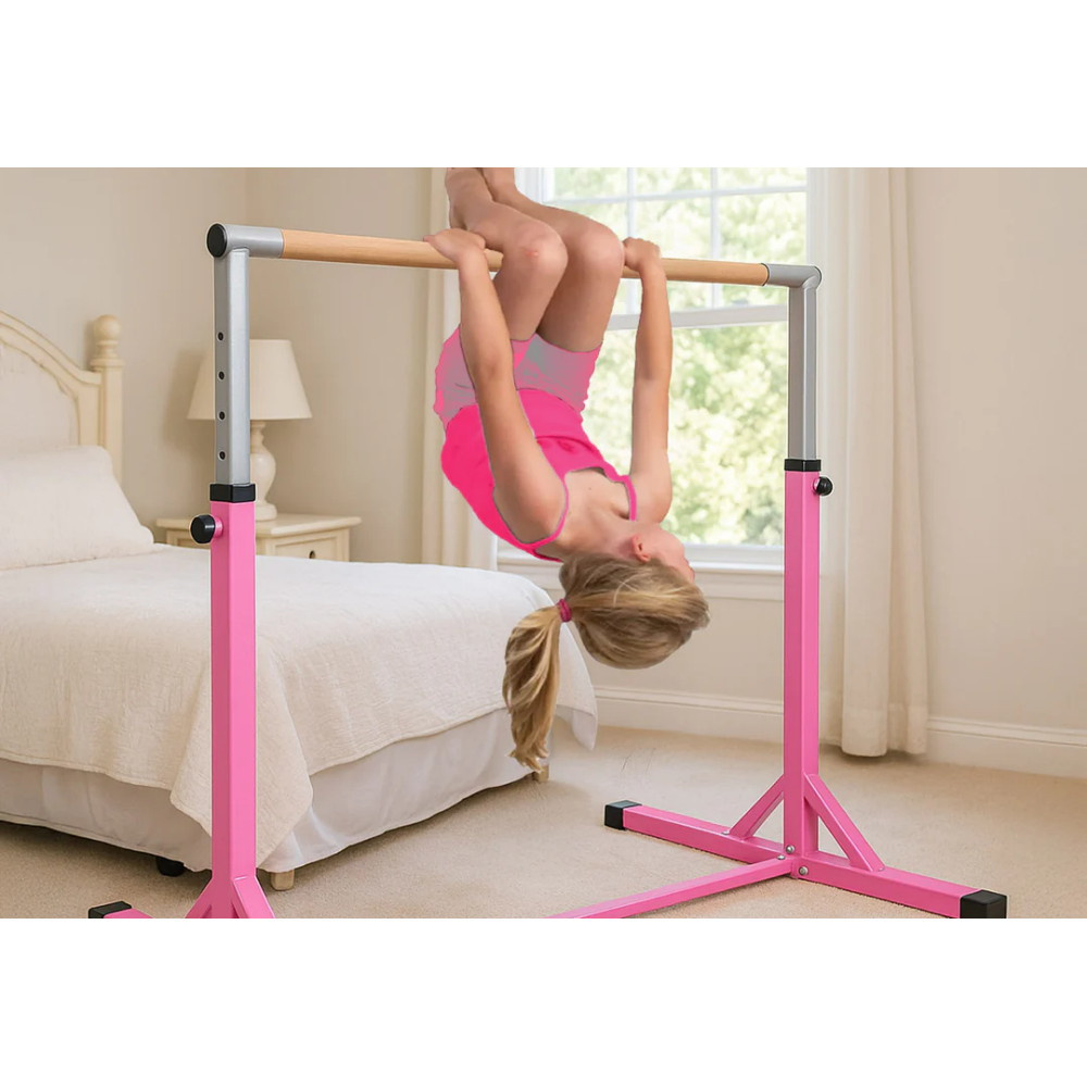 Children's Gymnastics Horizontal Bar Pink