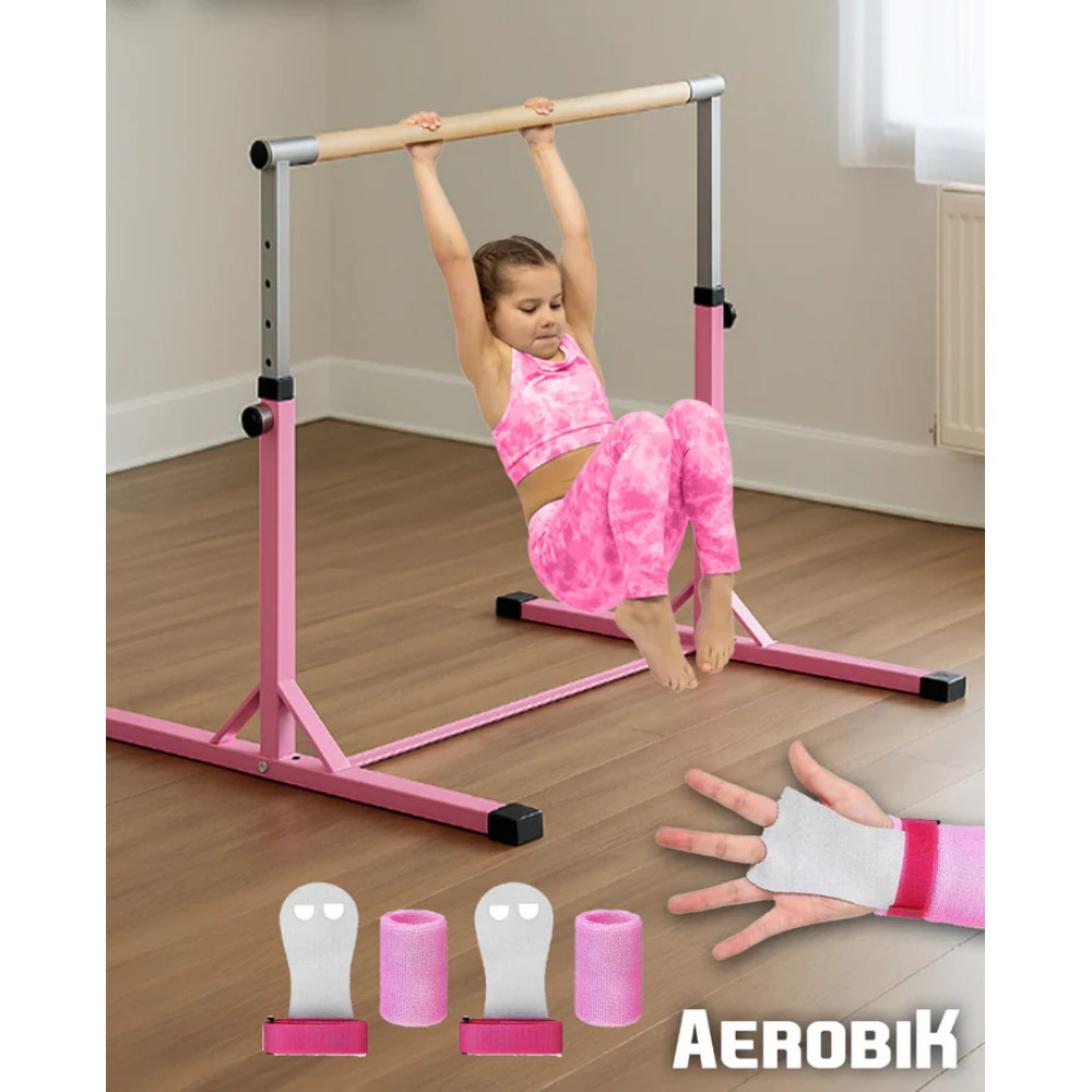 Children's Gymnastics Horizontal Bar Pink