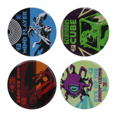 Dungeons & Dragons Set of 4 Printed Metal Coasters Dungeons & Dragons Set of 4 Printed Metal Coasters