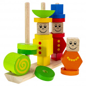 Wooden Wonders - Stacking Puzzle Figures 21 dele Wooden Wonders - Stacking Puzzle Figures 21 dele