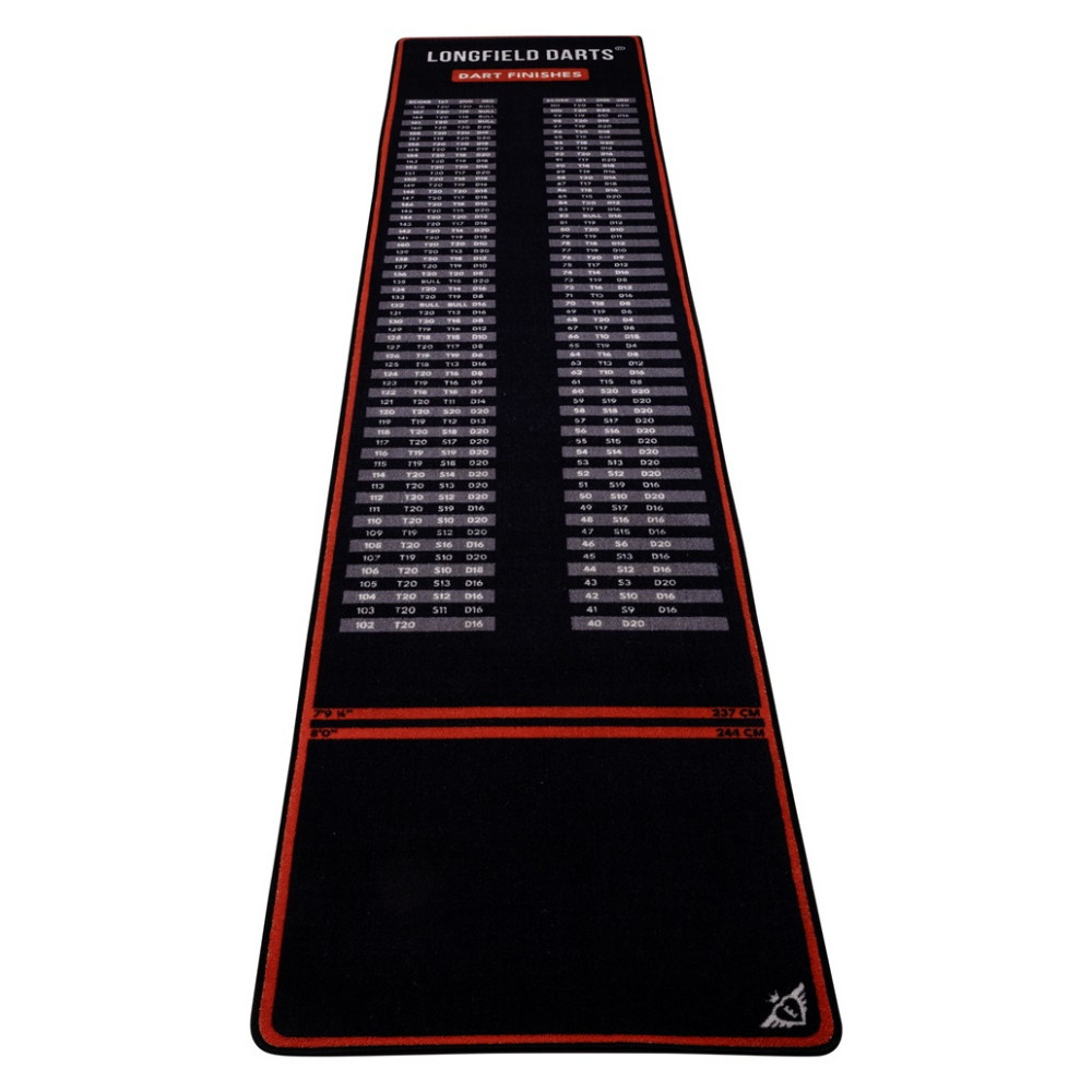 Longfield Darts Dartmåtte af nylon/latex