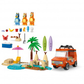 LEGO Bluey - Blueys familie-biltur til stranden LEGO Bluey - Blueys familie-biltur til stranden