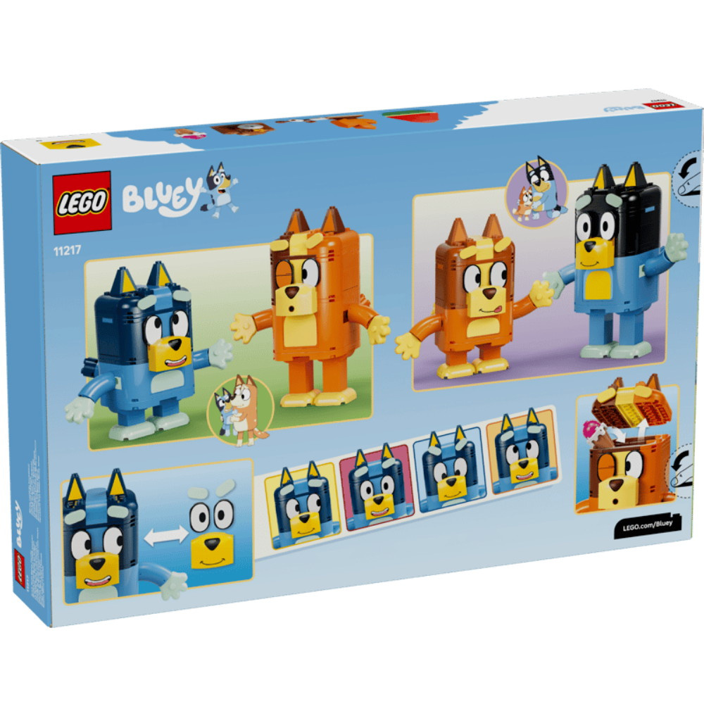 LEGO Bluey - Klodsbygget Bluey og hans familie