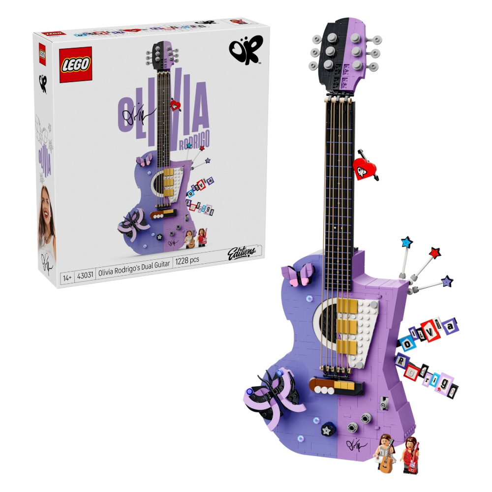 LEGO Editions - Olivia Rodrigos tvåfärgade gitarr