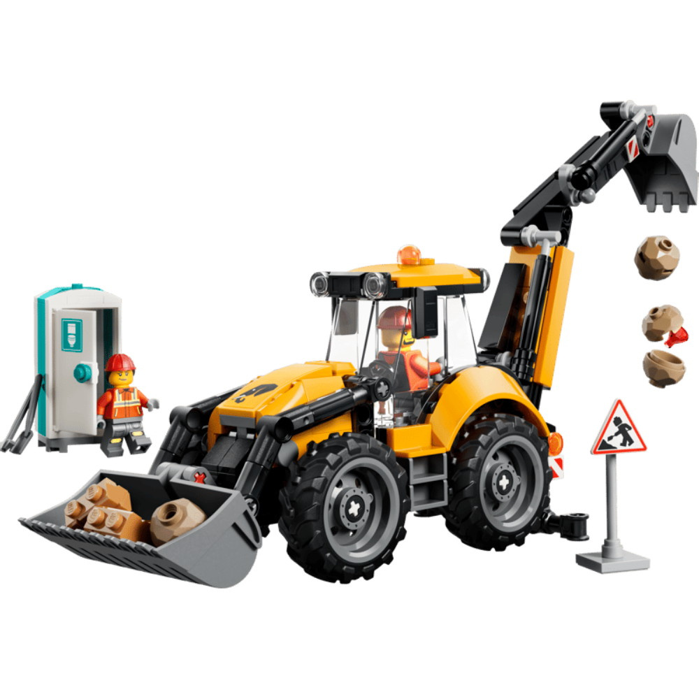 LEGO City - Yellow Backhoe Loader