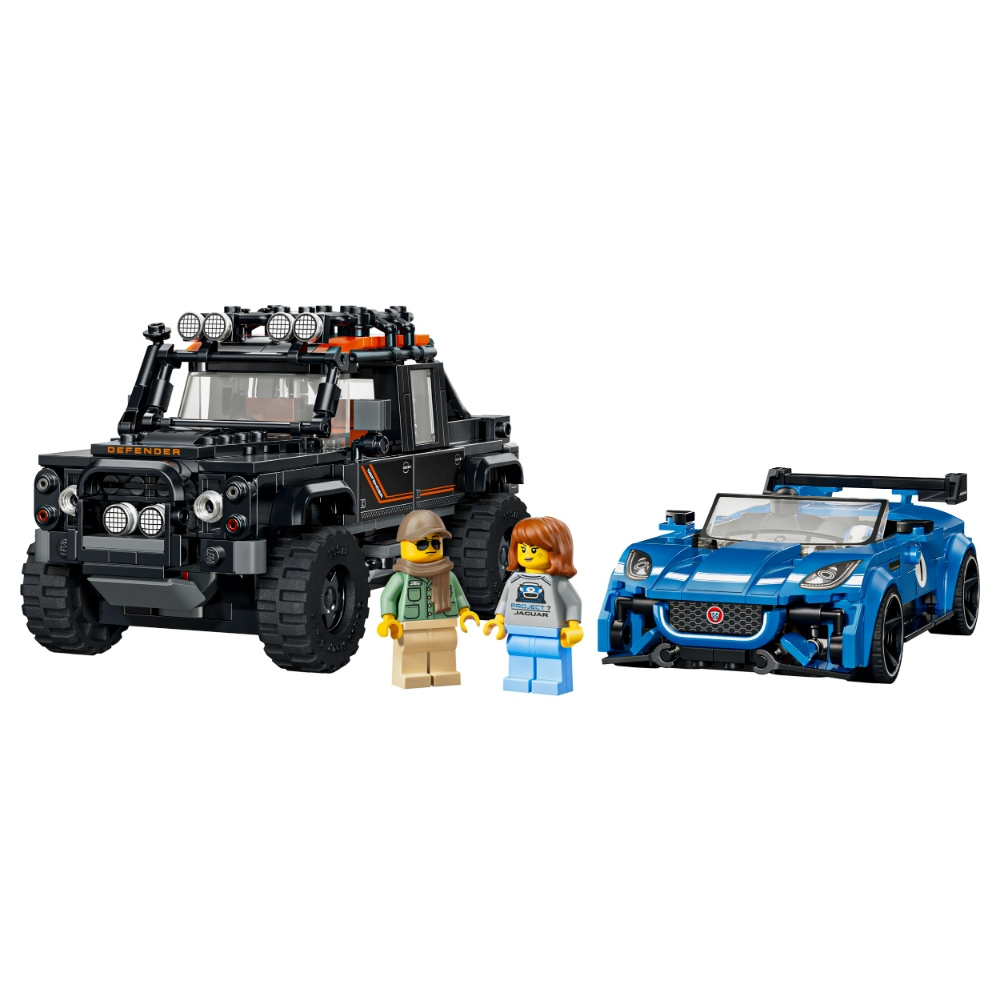 LEGO Speed Champions - Jaguar Project 7 och Land Rover Defender