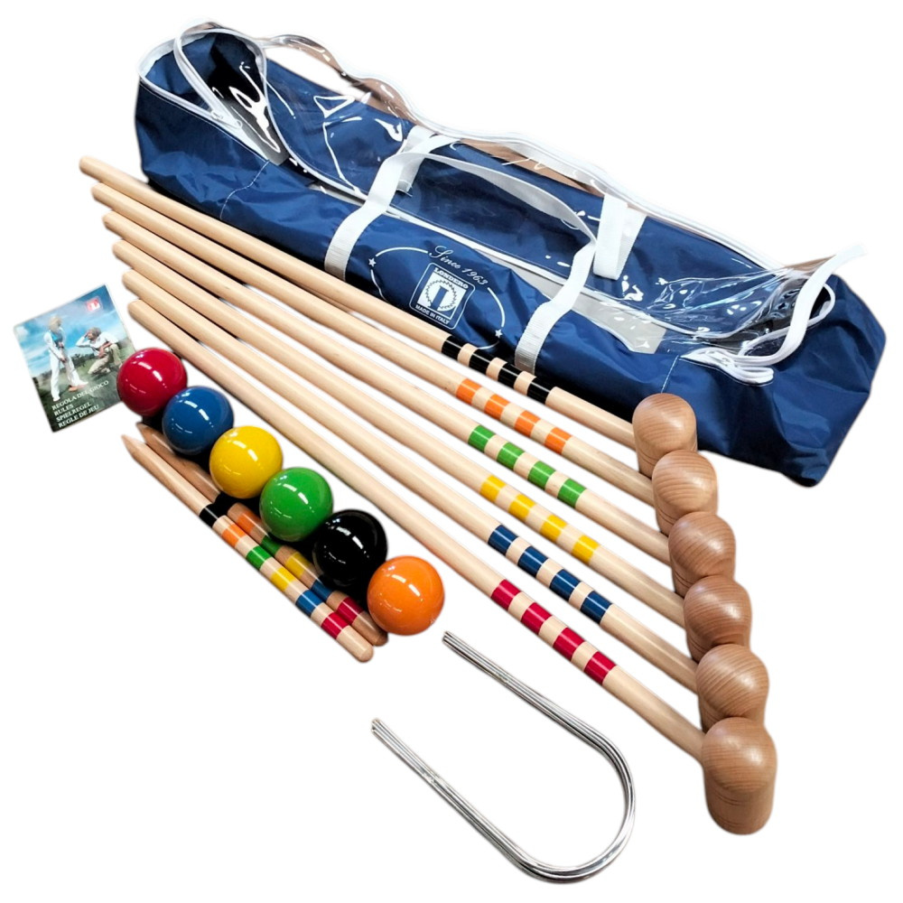 Kroket til 6 spillere med taske